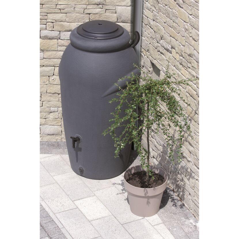 Regentonne 'Aqua Can' anthrazit 210 l