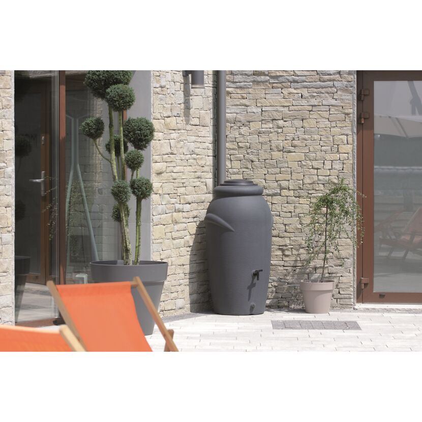 Regentonne 'Aqua Can' anthrazit 210 l