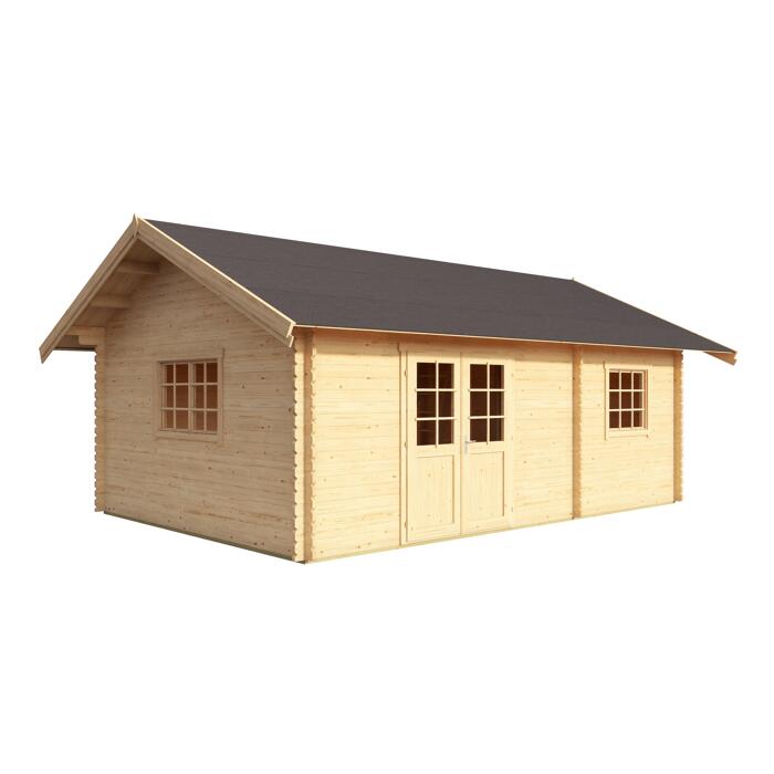 Lasita Maja Blockbohlenhaus Spiekeroog Naturfarben 380 X 575 Cm ǀ Toom Baumarkt