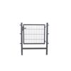 Anthrazitfarbenes Gartentor Easy Tor Bent 100 x 80 cm