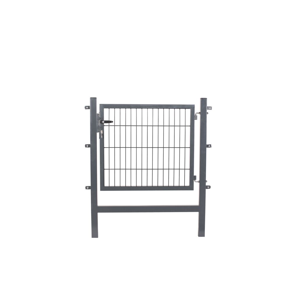 Anthrazitfarbenes Gartentor Easy Tor Bent 100 x 80 cm