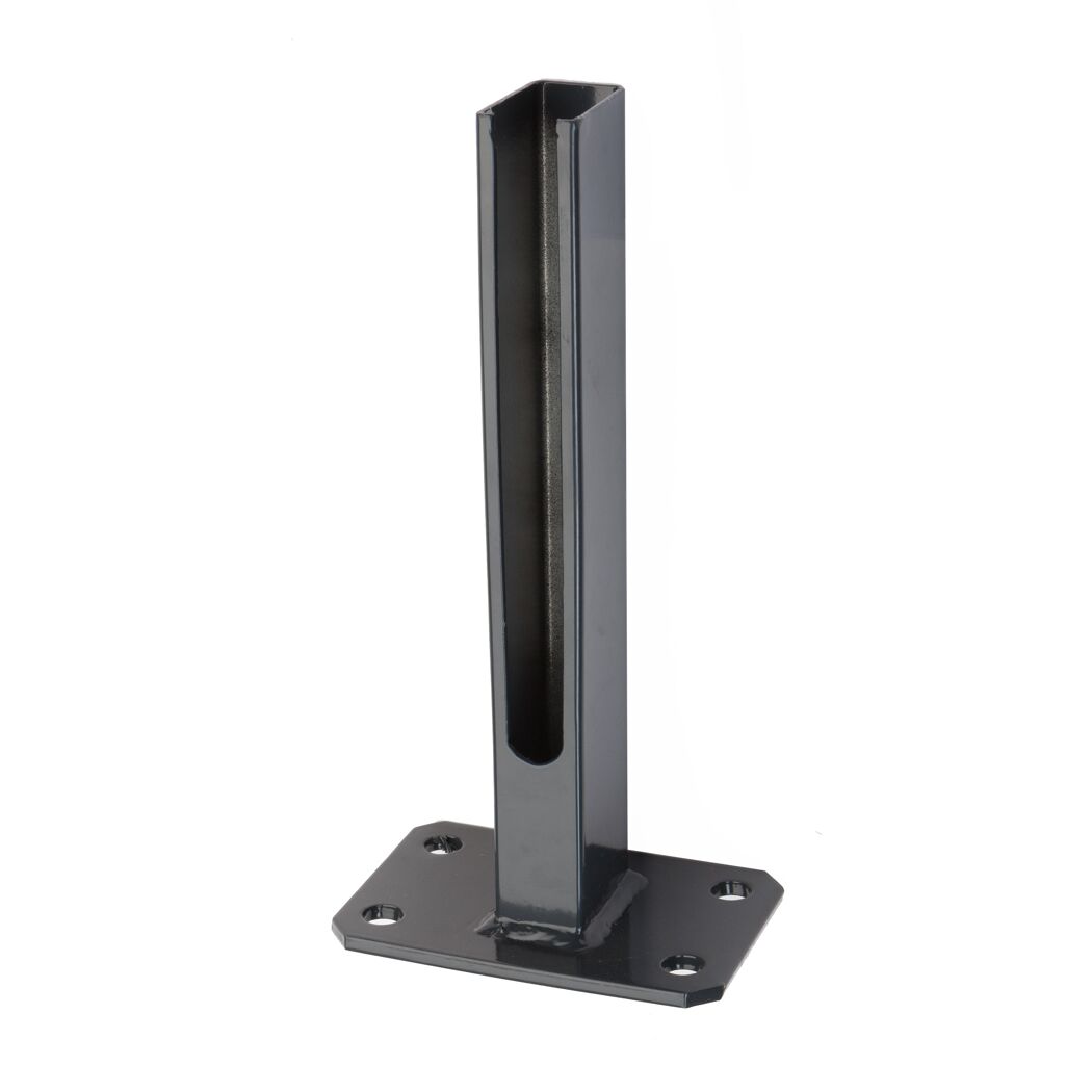 Schwarze Fußplatte Universal 7016