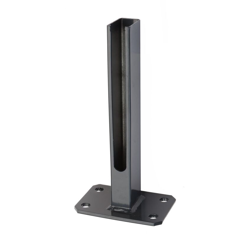Schwarze Fußplatte Universal 7016