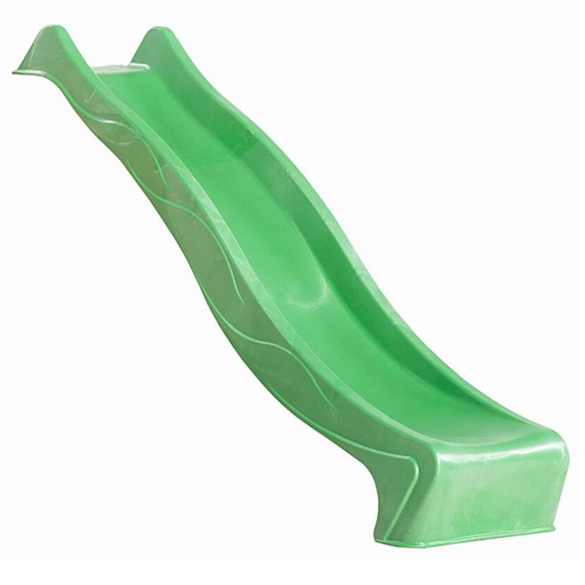 Grüne Kinderrutsche