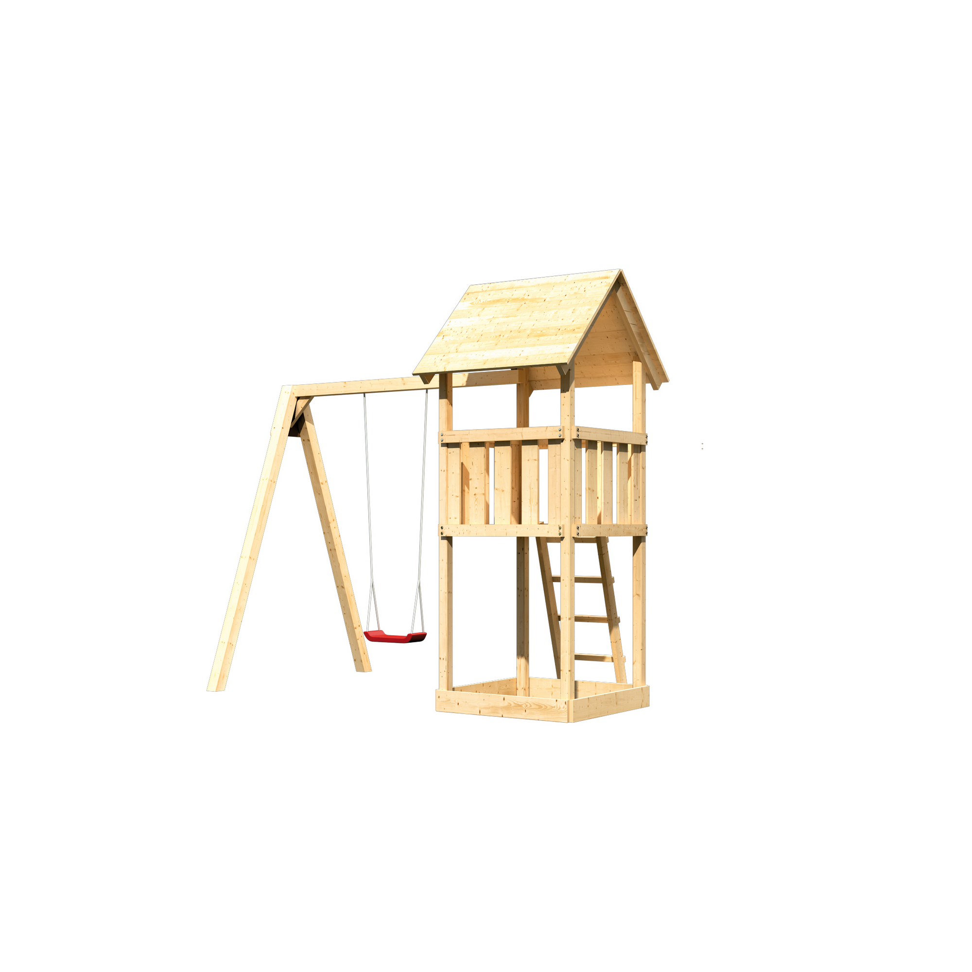 Kinderspielturm 'Lotti' Einzelschaukelanbau, 257 x 242,5 x 291 cm + product picture