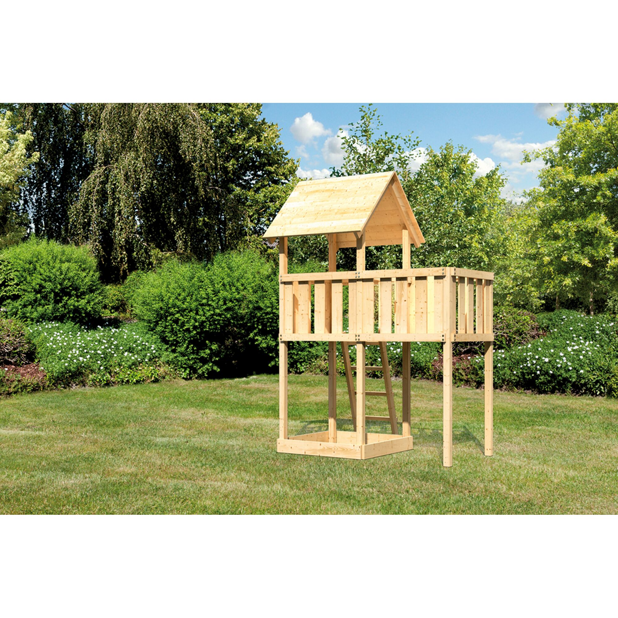 Spielturm Lotti mit Plattform Anbau
