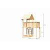 Spielturm Lotti mit Plattform in Holzoptik