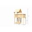Spielturm Lotti mit Plattform in Holzoptik