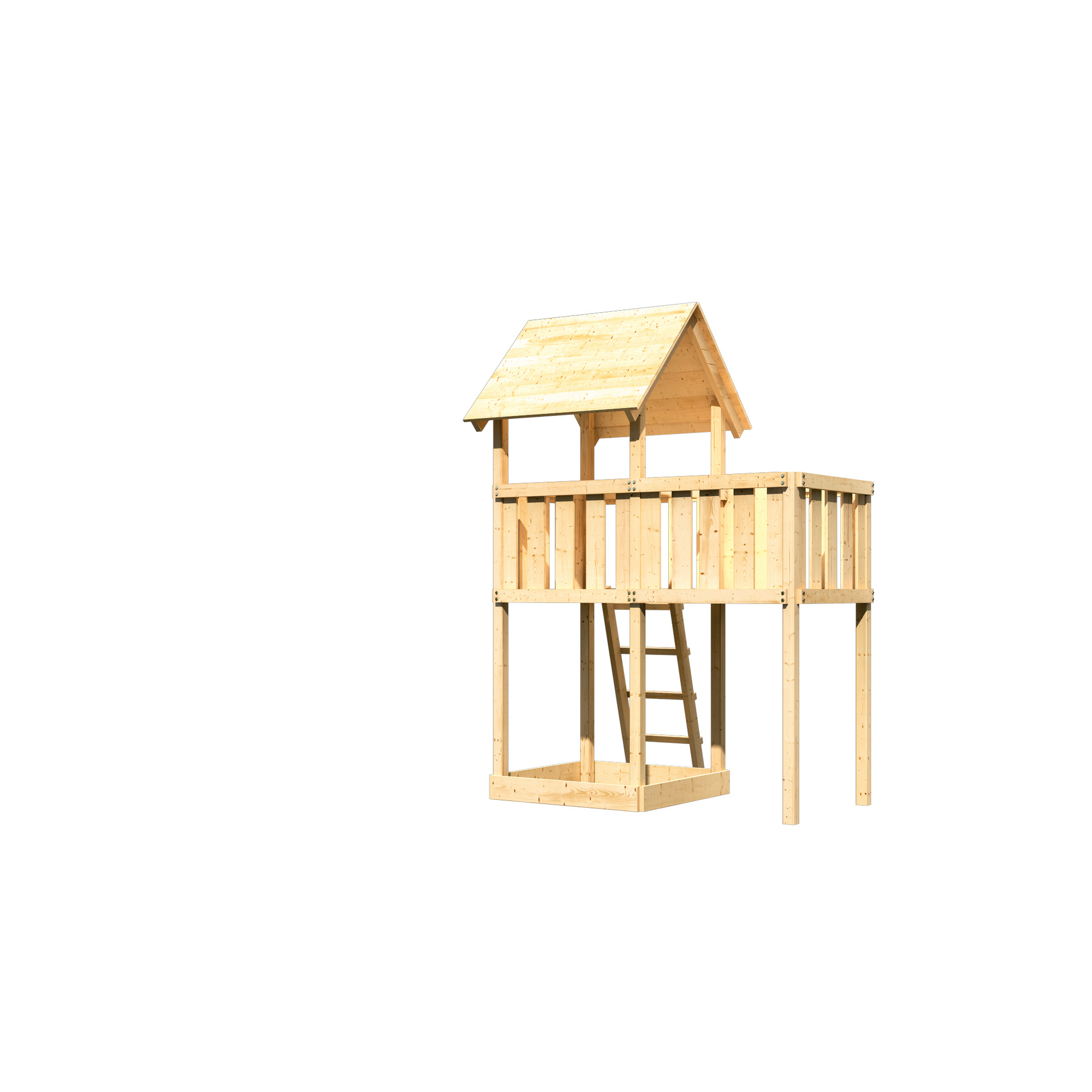 Kinderspielturm 'Lotti' Satteldach, Anbau, 214 x 107 x 291 cm + product picture