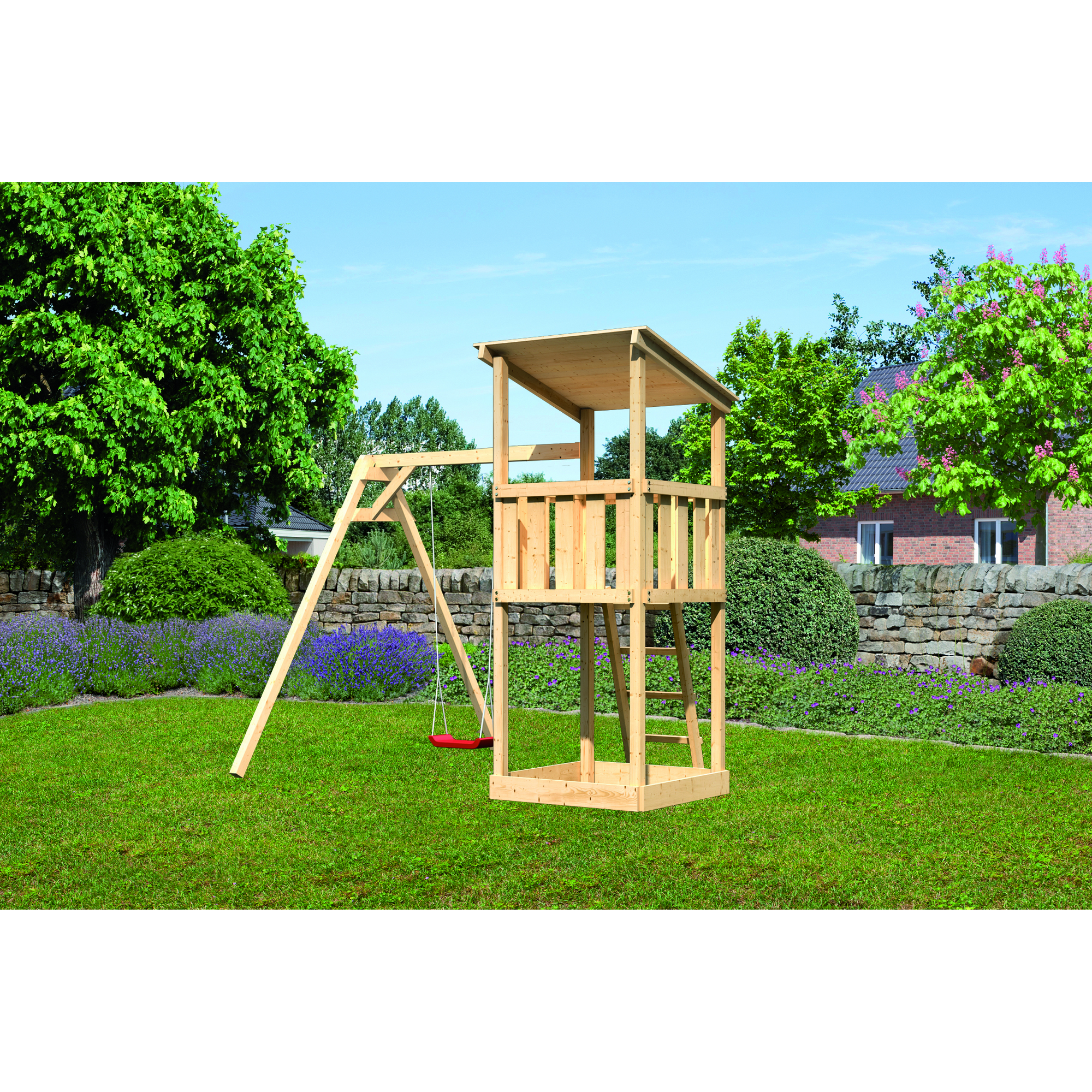 Spielturm 'Anna'  Einzelschaukelanbau, 257 x 242,5 x 270 cm + product picture