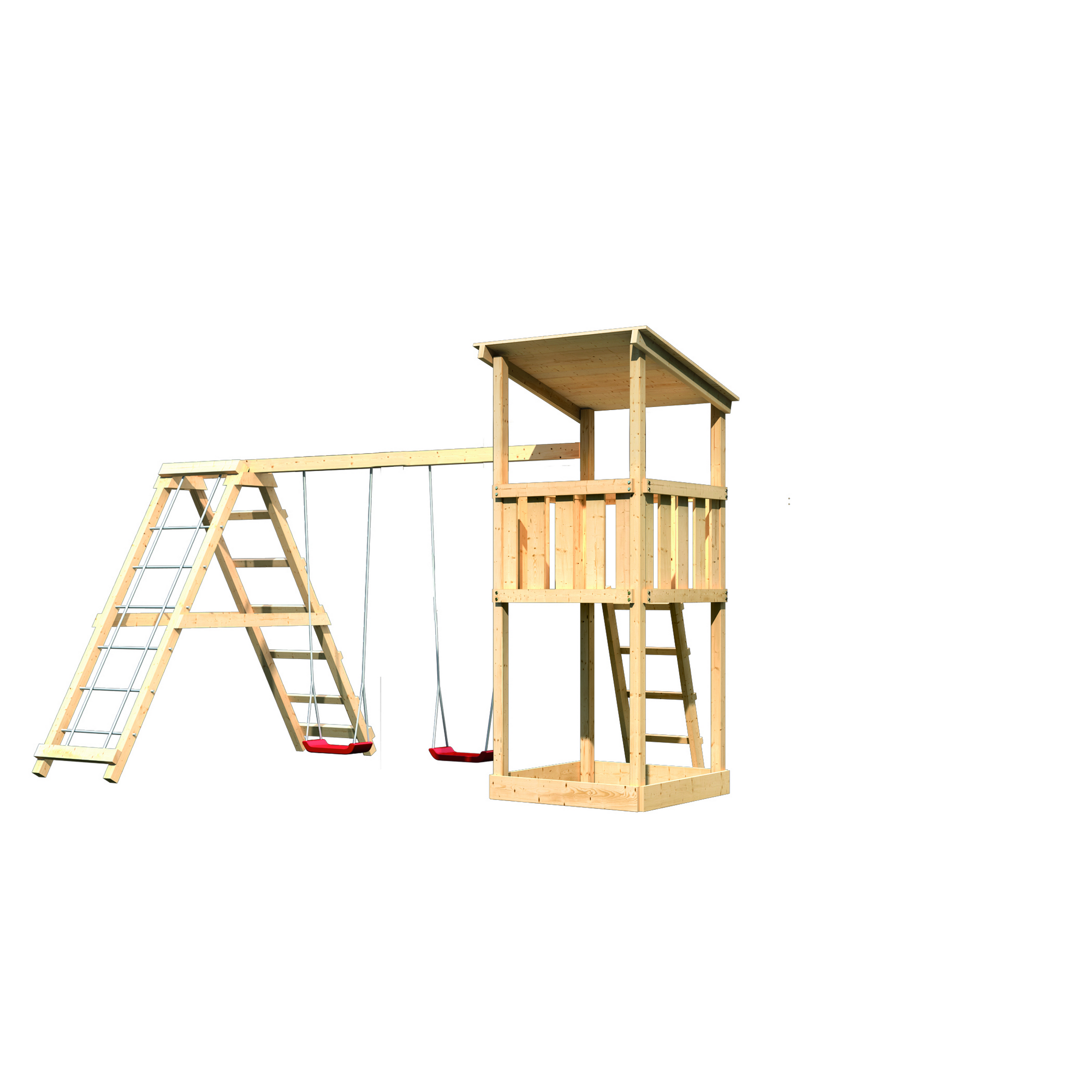Spielturm 'Anna' Doppelschaukel, Klettergerüst, 415 x 264 x 270 cm + product picture