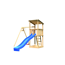 Verkleinertes Bild von Spielturm 'Anna' Einzelschaukelanbau, Rutsche blau, 257 x 242,5 x 270 cm
