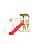 Verkleinertes Bild von Spielturm 'Anna' Doppelschaukelanbau, Rutsche rot, 347 x 264 x 270 cm