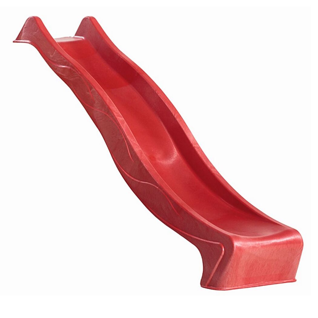 Rote Wellenrutsche