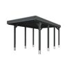 Grauer Carport Friesland.