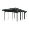 Grauer Carport Friesland