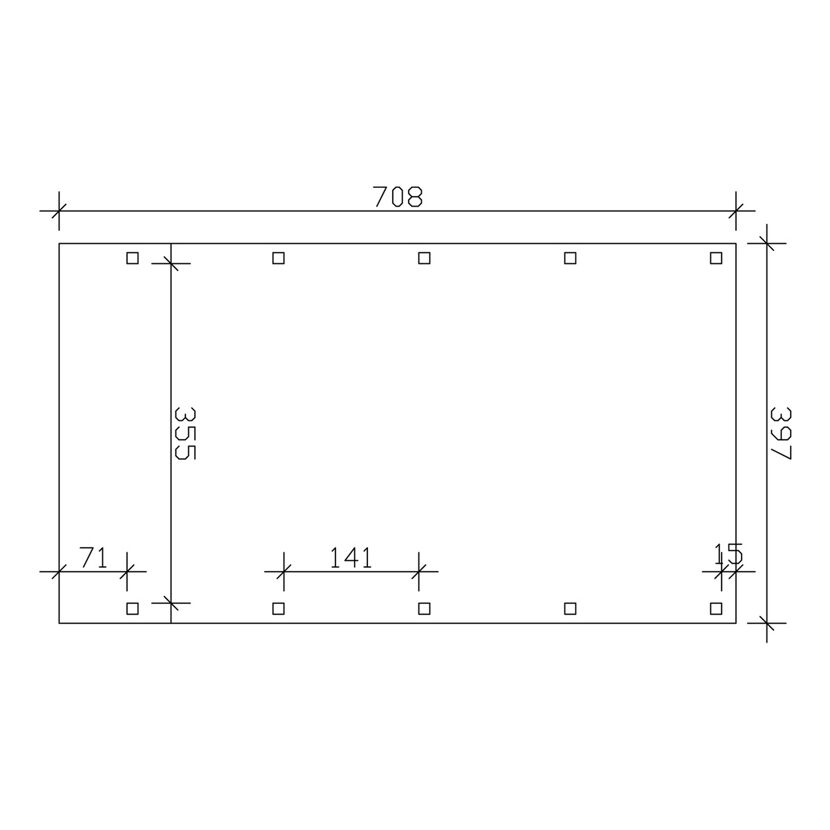 Technische Zeichnung des CP Friesland 397x708