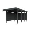 Grauer Carport Friesland