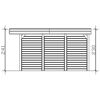 Bauplan Carport Friesland Set 1