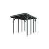 Grauer Carport Friesland