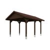 Holzcarport mit Satteldach