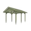 Holzcarport mit Spitzdach