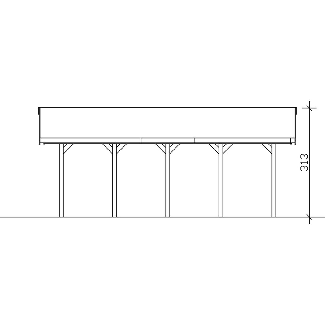 CP Wallgau 380x750 Seitenansicht mit Maßen