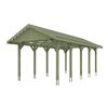 Holzcarport Wallgau 380 x 750 cm