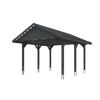Grauer Carport