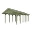 Holzcarport Wallgau 430 x 900 cm
