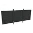 Schwarze Holzwand