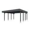 Grauer Carport Friesland
