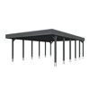 Grauer Carport Friesland