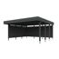 Grauer Carport Friesland Set 3