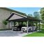 Doppelcarport mit zwei Autos