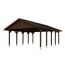 Holz-Carport CP Wallgau mit Satteldach