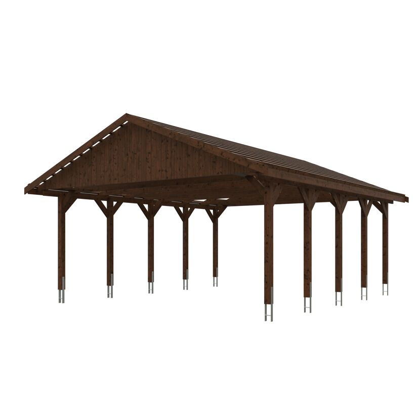 Holzcarport CP Wallgau 620x750 cm