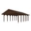 Holzcarport Wallgau 620 x 900 cm