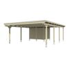Holz-Carport mit Abstellraum