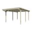 Carport aus Holz mit Flachdach