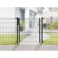 Schwarzes Metall Gartentor