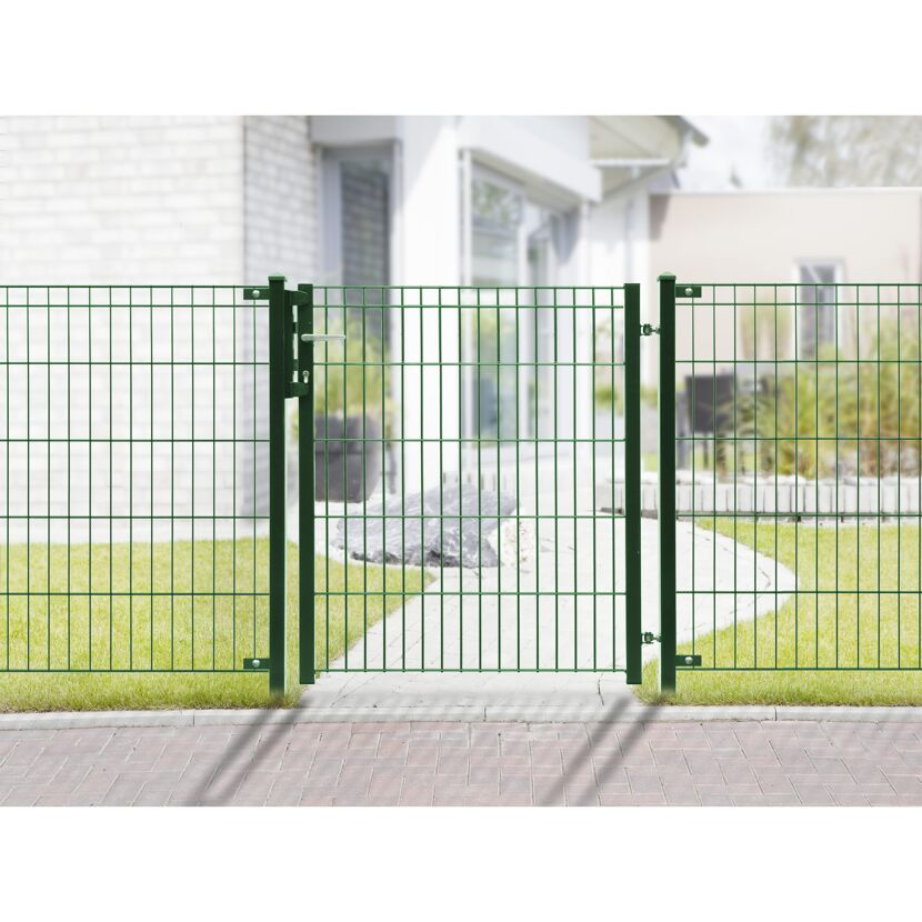 Grünes Metall-Torpaket MICHL, Höhe 1,0 m