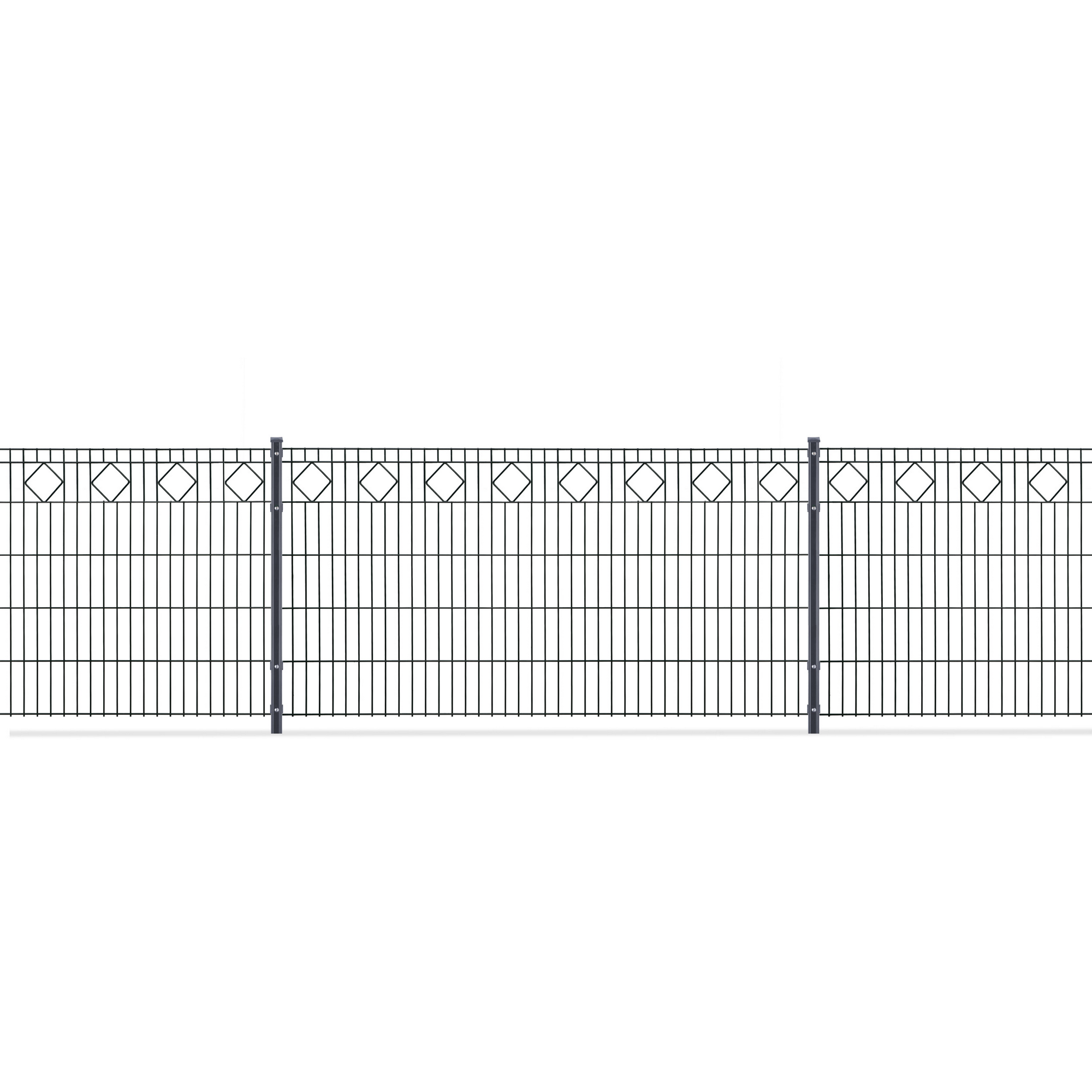 Zaunsystem 'Valencia' anthrazit 12 m x 1,0 m + product picture