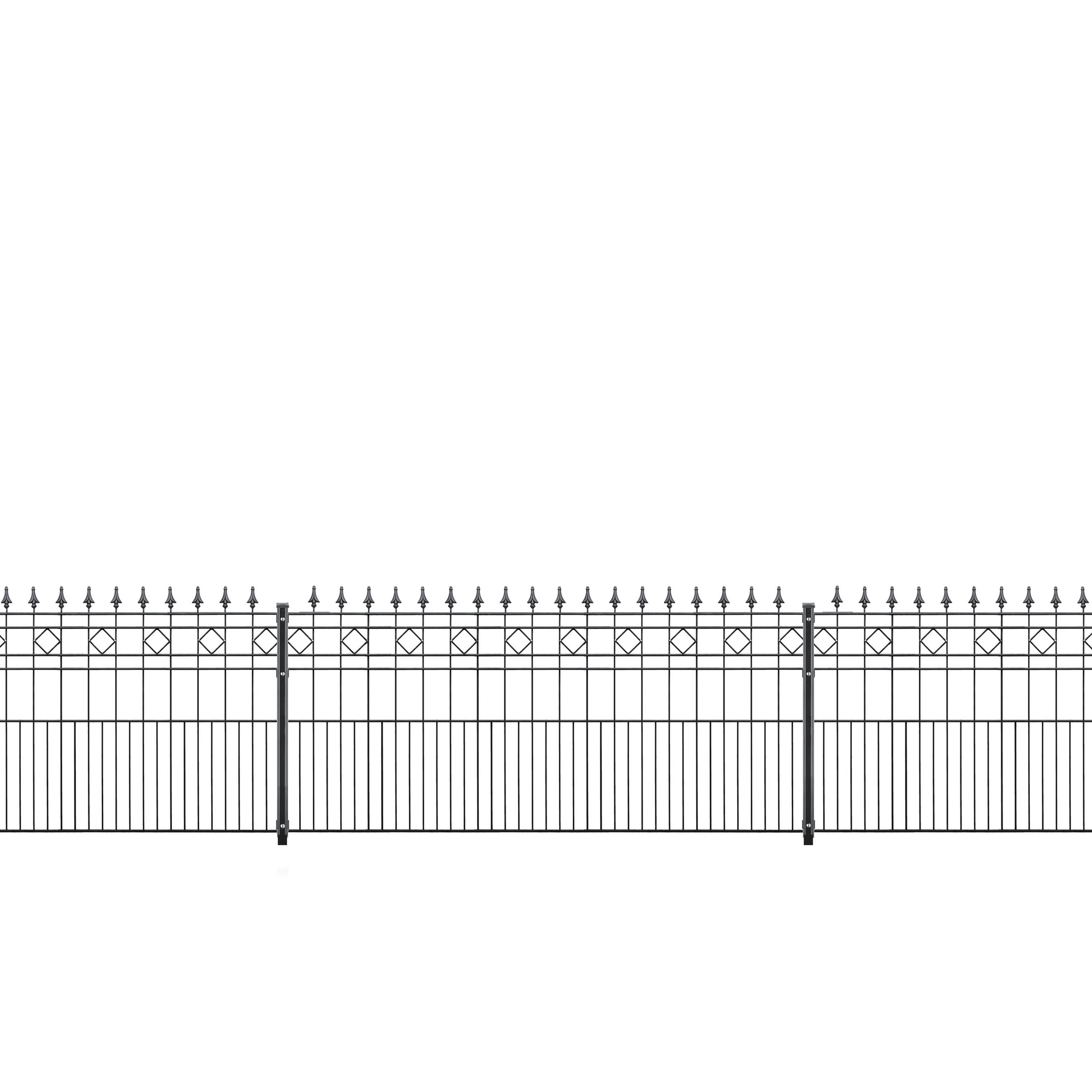 Zaunsystem 'Rimini' anthrazit 14 m 13,51 x 0,9 m + product picture