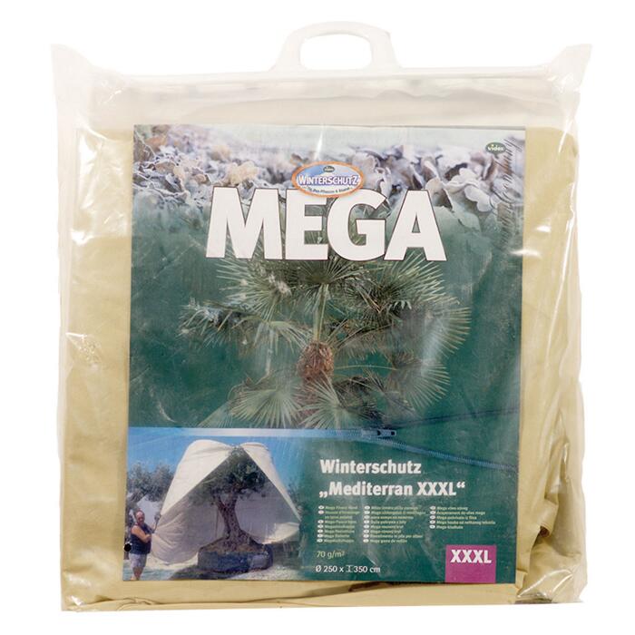 WinterschutzVlieshaube 'Mediterran' beige Ø 250 x 350 cm