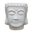 Weißer Buddha-Topf