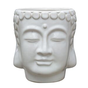 Pflanztopf 'Buddha' weiß Ø 18,5 cm