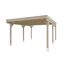 Carport aus Holz mit Alu-Dach