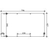 Technische Zeichnung CP Grunewald 427x796EPDM grau