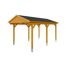 Carport aus Holz mit schwarzem Dach